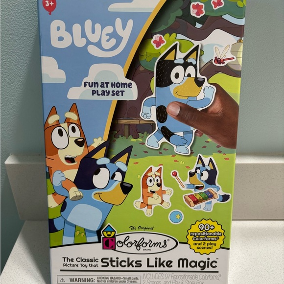 Bluey Toy Bundle Talking Bingo And Colorforms Set Stocking Stuffers Christmas - Picture 4 of 6